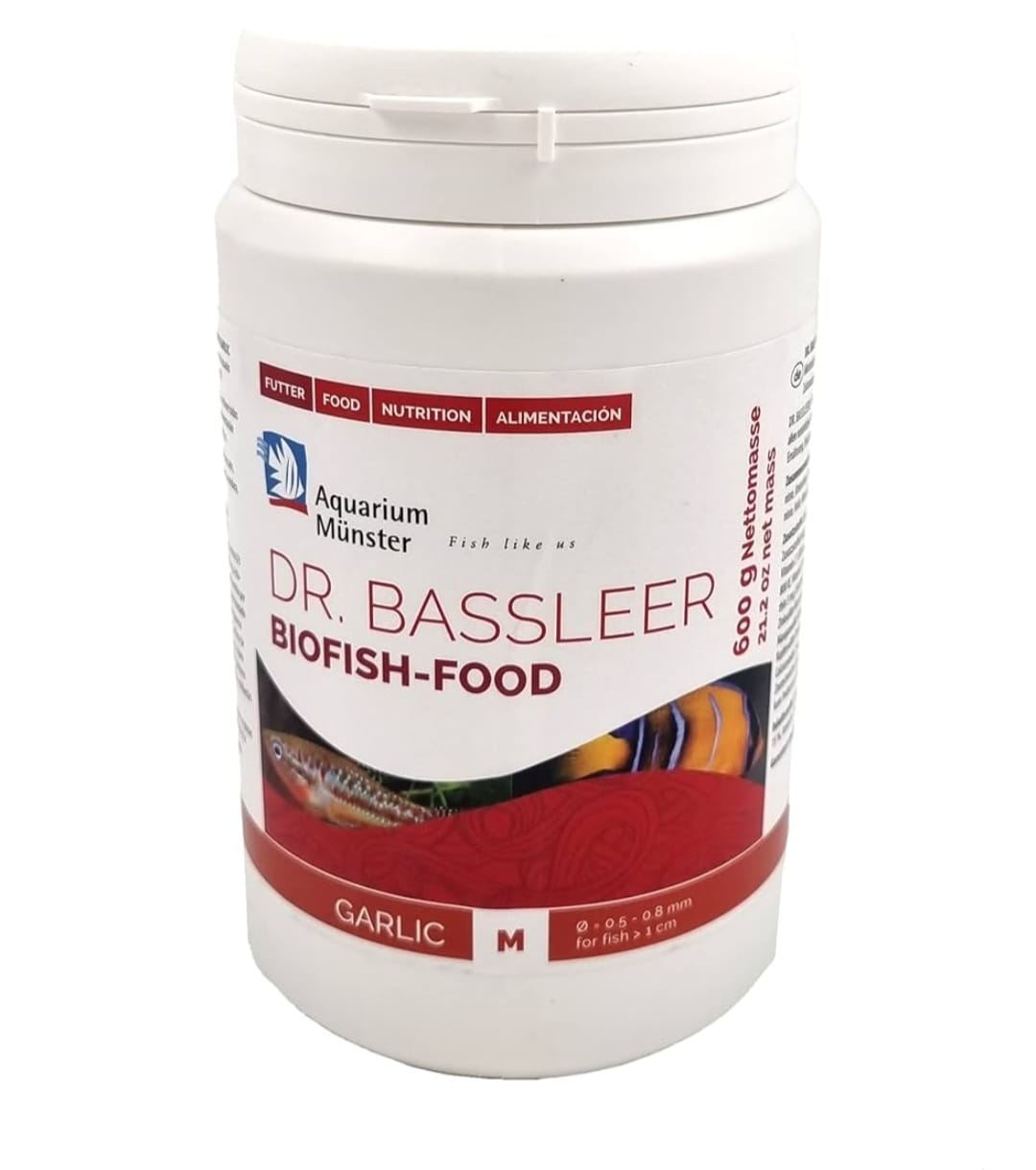 Aquarium Münster Biofish - Food Dr. Bassleer Garlic (Tamaño De Grano M)