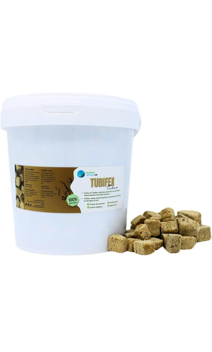 Tubifex Liofilizado Cubes 100% Natural Premium