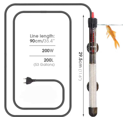 Calentador Ajustable 17-35°C Para Acuario 220V